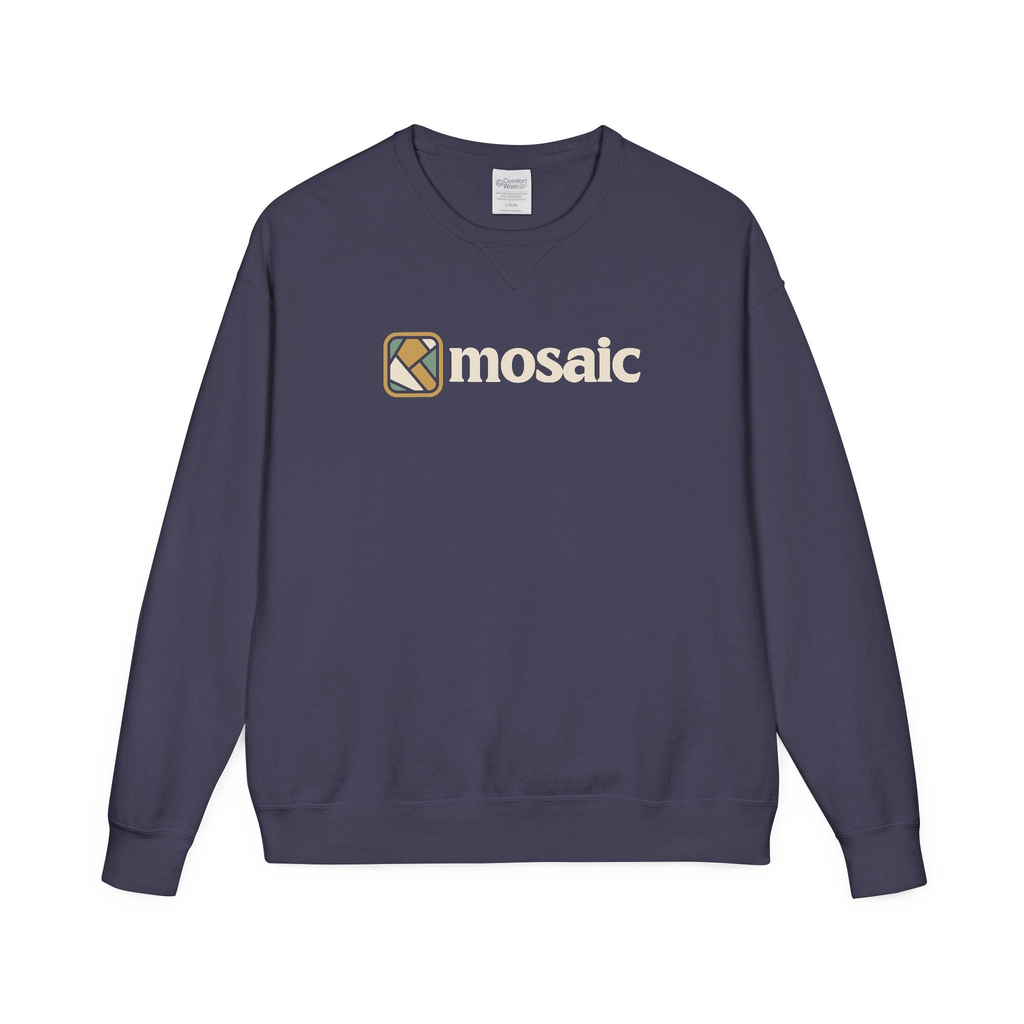 Mosaic Crewneck - Blue