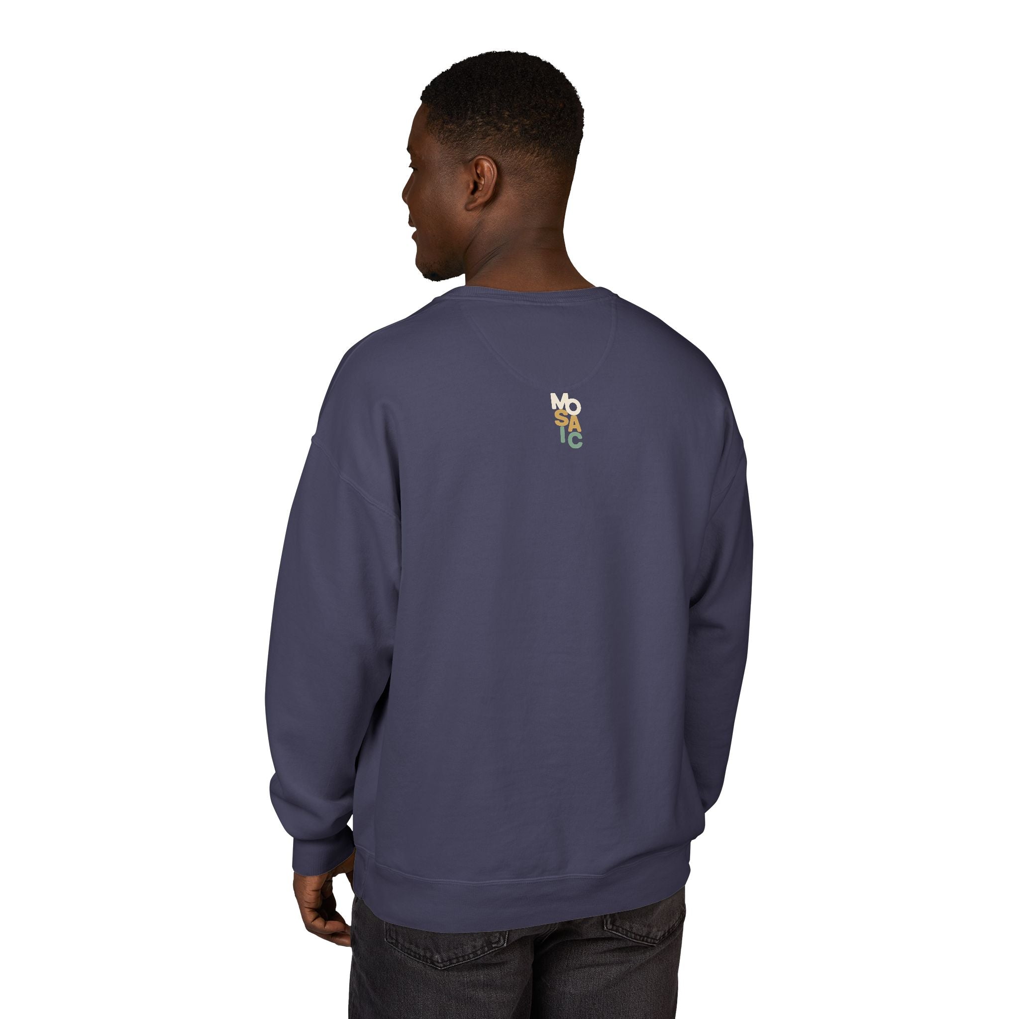 Mosaic Crewneck - Blue