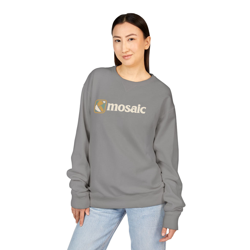 Mosaic Crewneck - Gray