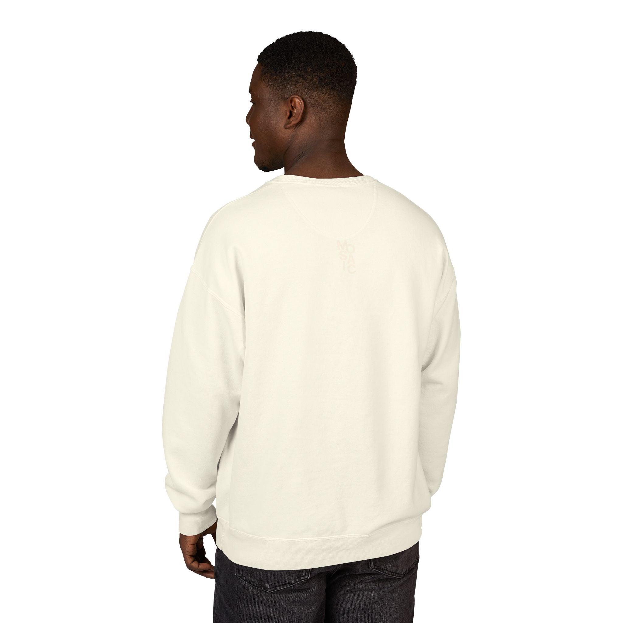 Mosaic Premium Crewneck - Creme