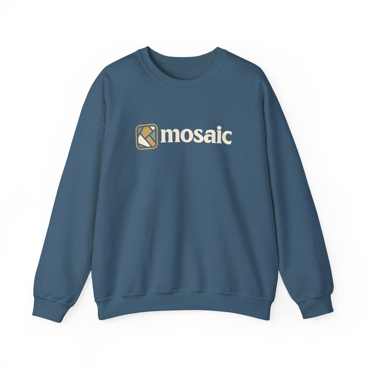 Mosaic Crewneck | Blue