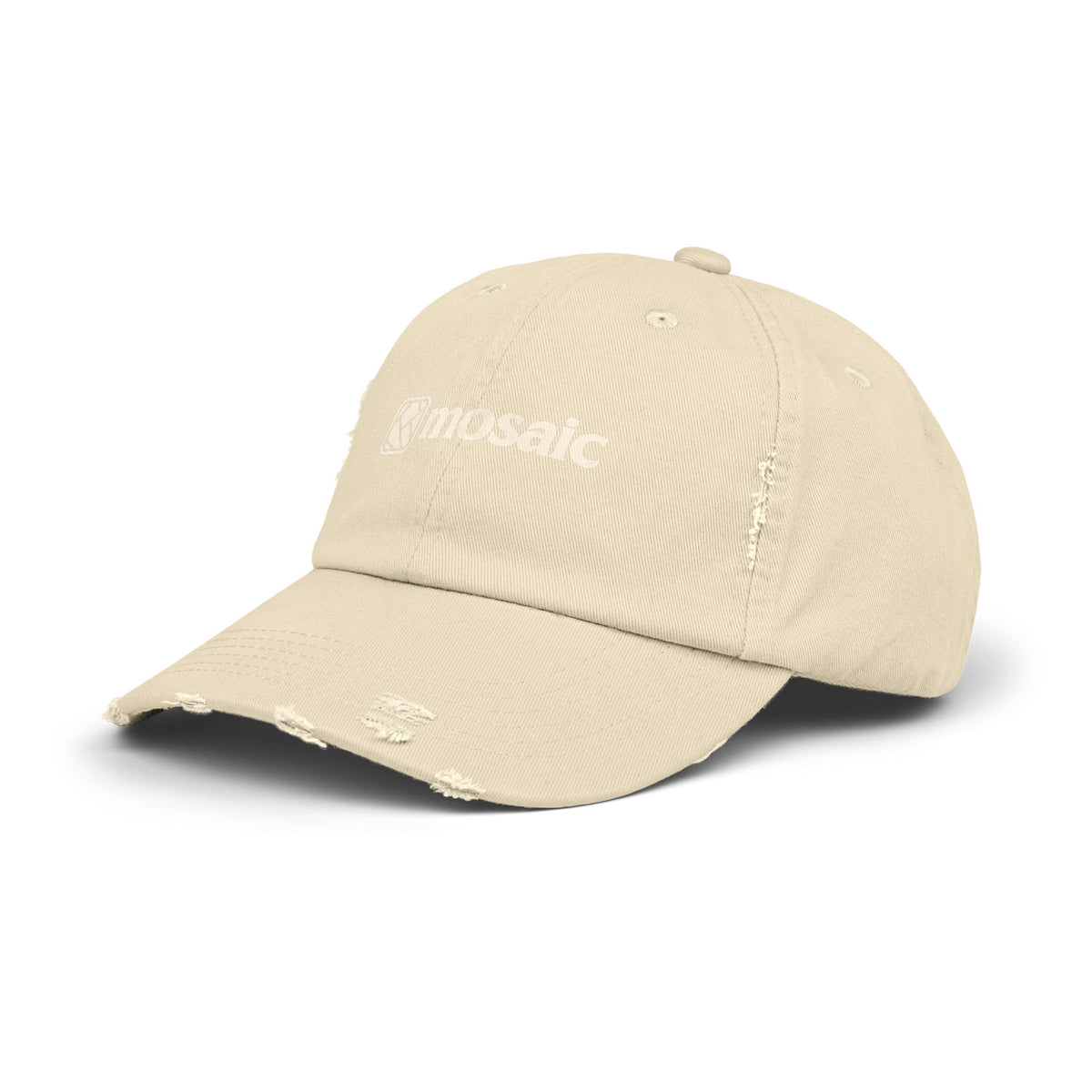 Vintage Washed Mosaic Embroidered Hat