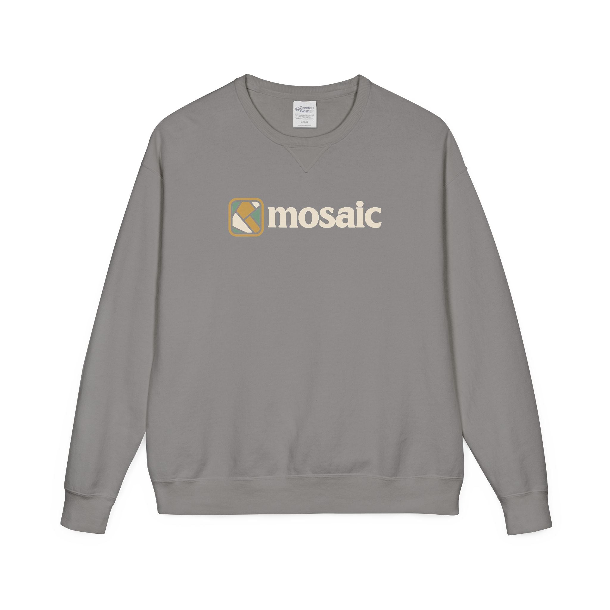 Mosaic Crewneck - Gray